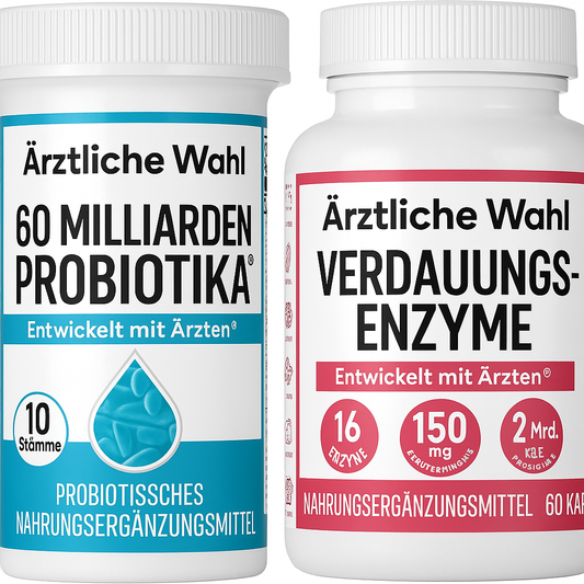 Probiotic & Enzyme Bundle – 60 Billion CFU + Digestive Enzymes, 30 Capsules